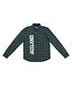 Jack & Jones Juniors Full Sleeves Checked Slim Fit Shirt - Blue
