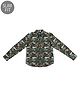 Jack & Jones Juniors Full Sleeves Printed Slim Fit Shirt - Green