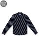 Jack & Jones Juniors Full Sleeves Striped Slim Fit Shirt - Blue