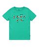 Jack & Jones Junior Half Sleeves T-Shirt Donald Duck Print - Green