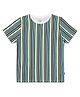 Jack & Jones Junior Half Sleeves T-Shirt Striped - White
