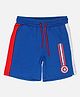 Kidsville Captain America Shield Print Shorts - Blue