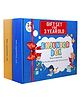 Enjunior Box Educational Activity Game With Puzzles & Activity Flash Cards Pack of 3 - Yellow  Blue