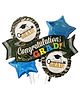 Party Anthem Giant Congratulations Grad Themed Balloon Set Multicolour - Pack of 5