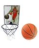 Toyshine Wall Mountable Basketball Hoop Set with Ball Size 7 (Colour May Vary)