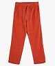 Koton Full Length Solid Flared Pants - Orange