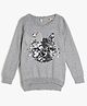 Koton Full Sleeves Sequined Sweater - Grey