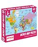 Littleland World Map Jigsaw Puzzle Multicolor - 60 Pieces
