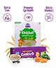 Bebe Burp Organic Baby Food Mix & Cookies Combo - Instant Khichdi & Oats Raisins Snack, 150g+200g
