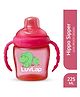 LuvLap Hippo Spout Sipper for Infant/Toddler, 225ml, Anti-Spill Sippy Cup with Soft Silicone Spout BPA Free, 6m+ (Pink)