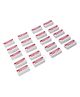 Natraj Plasto Jumbo Eraser Pack Of 20 - WHite