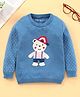 ToffyHouse Full Sleeves Tee Bear Design - Blue