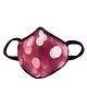 Advind Healthcare Smog Guard N99 Kids Mask Polka Dots Design - Red