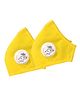 Advind Healthcare Smog Guard N95 Kids Mask With One Valve Extra Small Yellow - Pack of 2