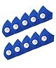 Advind Healthcare Smog Guard N95 Mask With One Valve Small Pack of 10 - Blue
