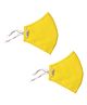 Advind Healthcare Smog Guard N95 Mask Without Valve Extra Small Pack of 2 -Yellow 