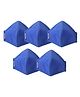 Advind Healthcare Smog Guard N95 Kids Mask Without Valve S Blue - Pack of 5