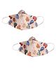 Advind Healthcare Smog Guard N95 Kids Mask Without Valve Car Print Design - Pack of 2