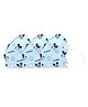 Advind Healthcare Smog Guard N95 Kids Mask Without Valve Blue Cartoon Design - Pack of 3