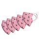 Advind Healthcare Smog Guard N95 Kids Mask Mushroom Design Pink - Pack of 5