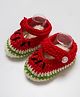 Woonie Handmade Booties - Red
