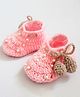 Woonie Pearl Detailed Booties - Pink