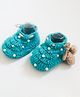Woonie Pearl Detailed Booties - Blue
