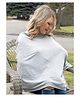 MOMISY Multipurpose Nursing Poncho Style Cover Scarf With Buttons - Grey