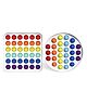 FunBlast Pop Bubble Stress Relieving Silicone Pop It Fidget Toy Pack of 2 - Multicolor