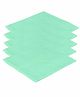 Lula Muslin Cotton Sqaure Wash Cloth Pack Of 5 - Green