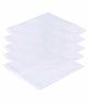 Lula Muslin Cotton Sqaure Wash Cloth Pack Of 5 - White