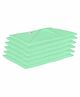 Lula Muslin Cotton Sqaure Wash Cloth Pack Of 6 - Green