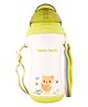 TINY TYCOONZ Polypropylene Sipper Cup with Detachable Straps & Straw Lid Cup Green - 350 ml