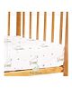 Petit Clouds Faith The Swan 100% Pure Organic Cotton 200 TC Cot Sheet - White 