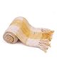 Mi Arcus Cotton  Knitted Warm & Comfortable Sofa Throw - Peach