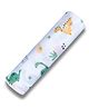 LazyToddler Organic Cotton Baby Swaddle Panda Print - White
