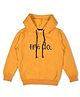 Funkrafts Full Sleeves Try Do Printed Hoodie - Yellow
