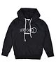 Funkrafts Full Sleeves Let's Go Printed Hoodie - Black