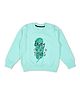 Funkrafts Full Sleeves Leaves Printed Sweatshirt - Green