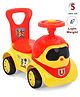 Manual Push Ride On Car With Storage Space - Red & Yellow