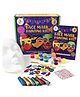 Kalakaram DIY Face Mask Painting Kit: Decorate 3 Fancy Face Masks from The Contents of This kit  White Face Masks, Paints, Cool and Funky Stickers, Paint Brush, Embellishments