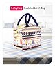 Babyhug Portable and Reusable Insulated Lunch Bag With Strips Print|For School,Travel and Outdoors|Premium & Easy to Carry| - Color May Vary