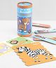 Babyhug Pet and Wild Animals 18 Double Side Stick Wooden Puzzle Set| Montessori Pre-School Educational and Learning Toy For 3-6 Years Kids| 6 Different Design Fun & Interesting Way To Learn Things Stick Puzzle| BIS Certified
