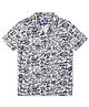 Jack & Jones Half Sleeves Slim Fit Shirt Gaming Print - White