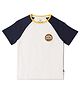 Jack & Jones Half Sleeves Tee Baseball Print - White