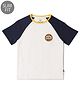 Jack & Jones Half Sleeves Tee Baseball Print - White