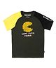 Jack & Jones Junior Half Sleeves Tee Game Print - Black