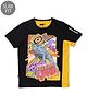 Jack & Jones Junior Half Sleeves Tee Animal Print - Black