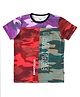 Jack & Jones Junior Half Sleeves Tee Camo Print - Multi
