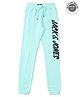 Jack & Jones Junior Full Length Sweat Pants Text Print - Blue